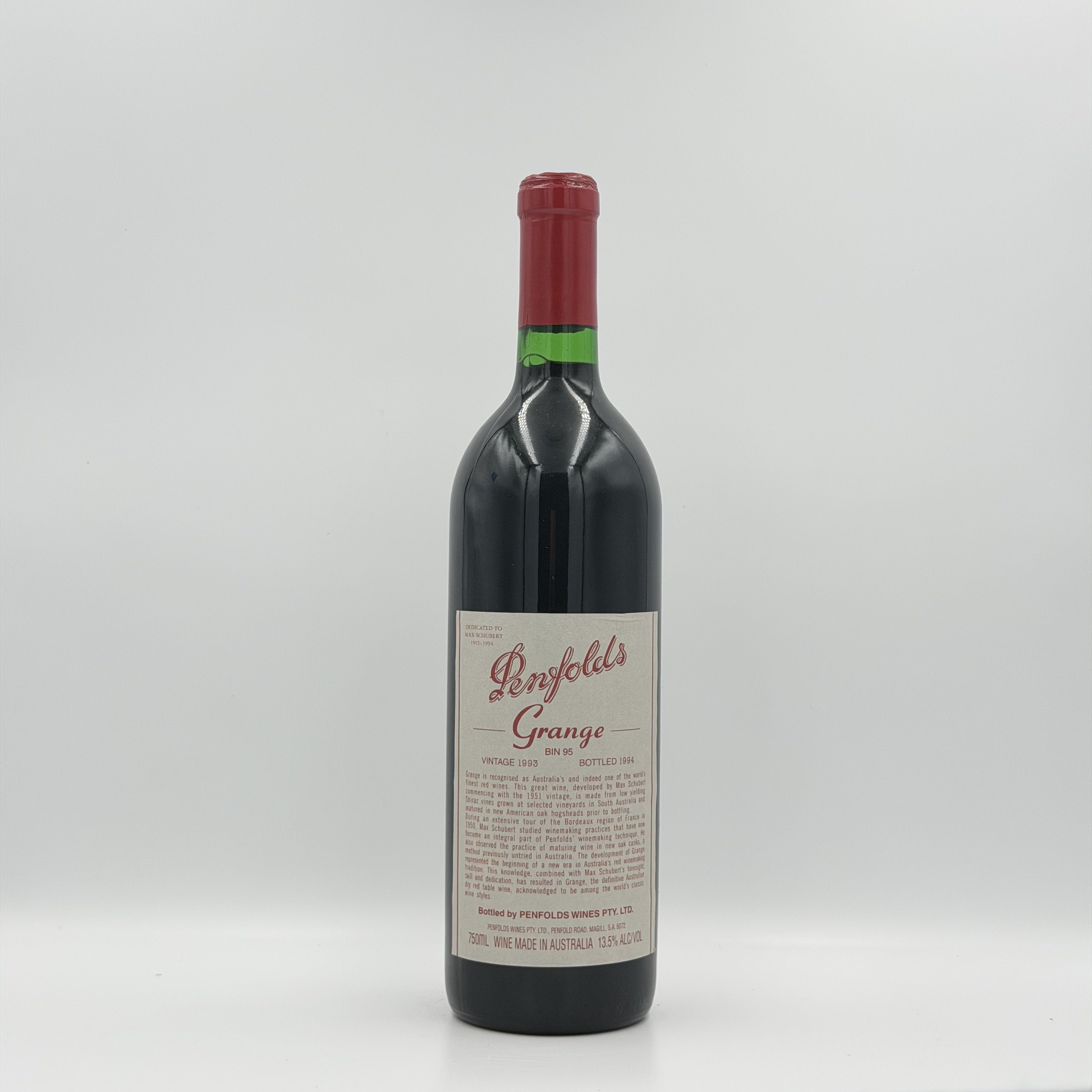 1993_Penfolds_Grange_Bin_95_Shiraz