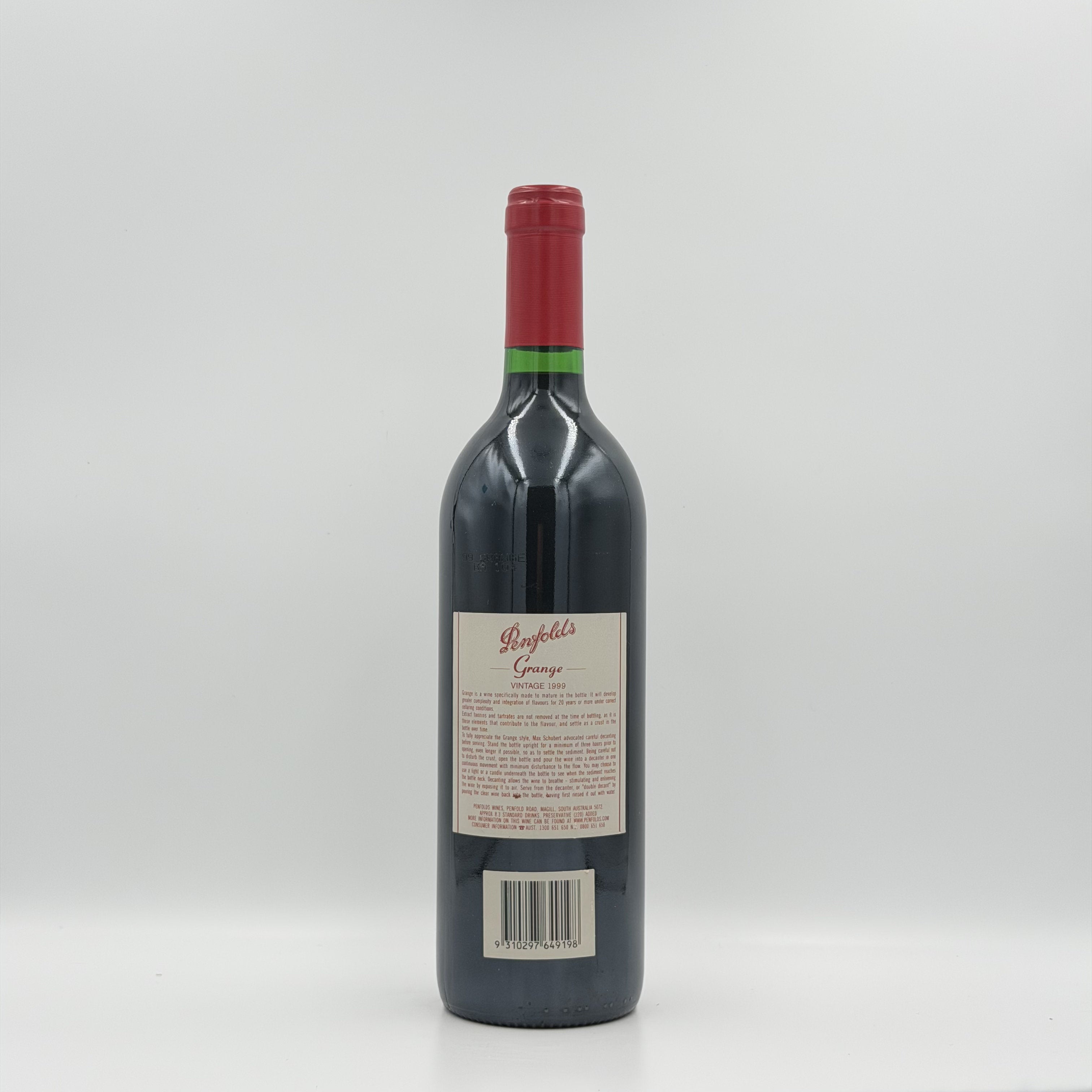 1999 Penfolds Grange Bin 95 Shiraz 750ml