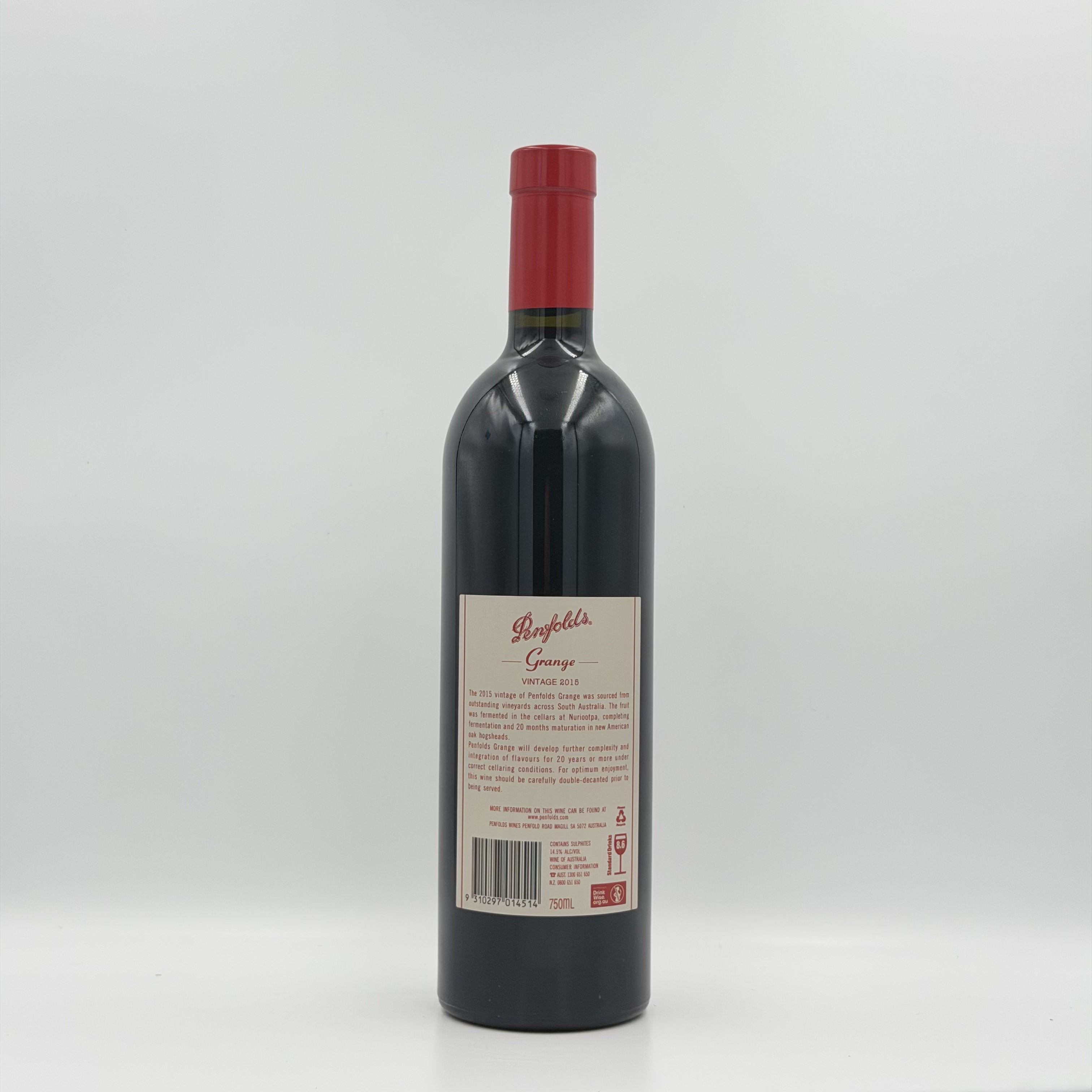 2016 Penfolds Grange Bin 95 Shiraz 750ml 