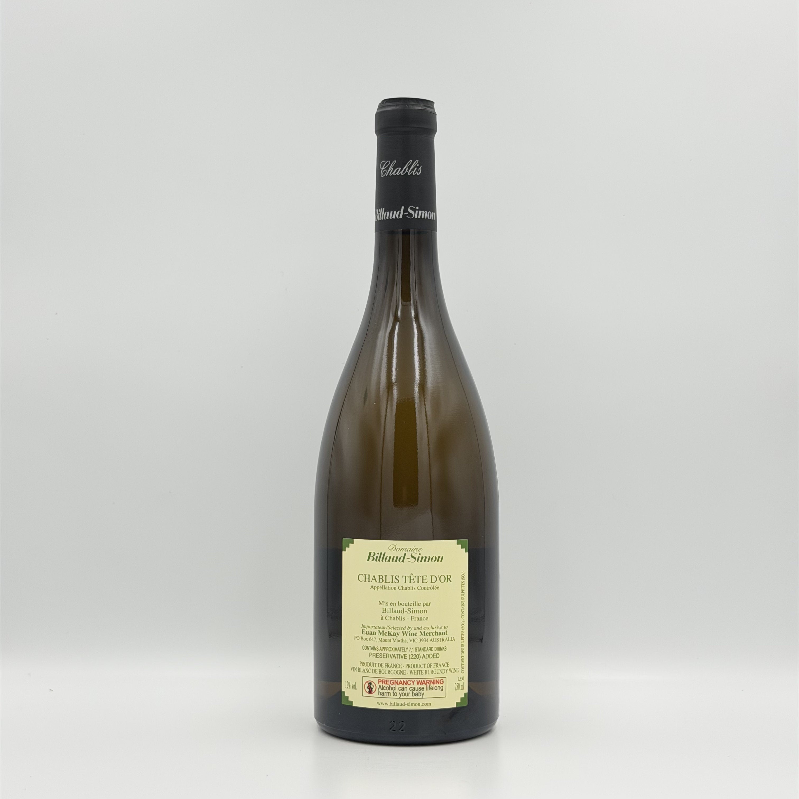 2022 Domaine Billaud-Simon Chablis Tête d'Or 750ml