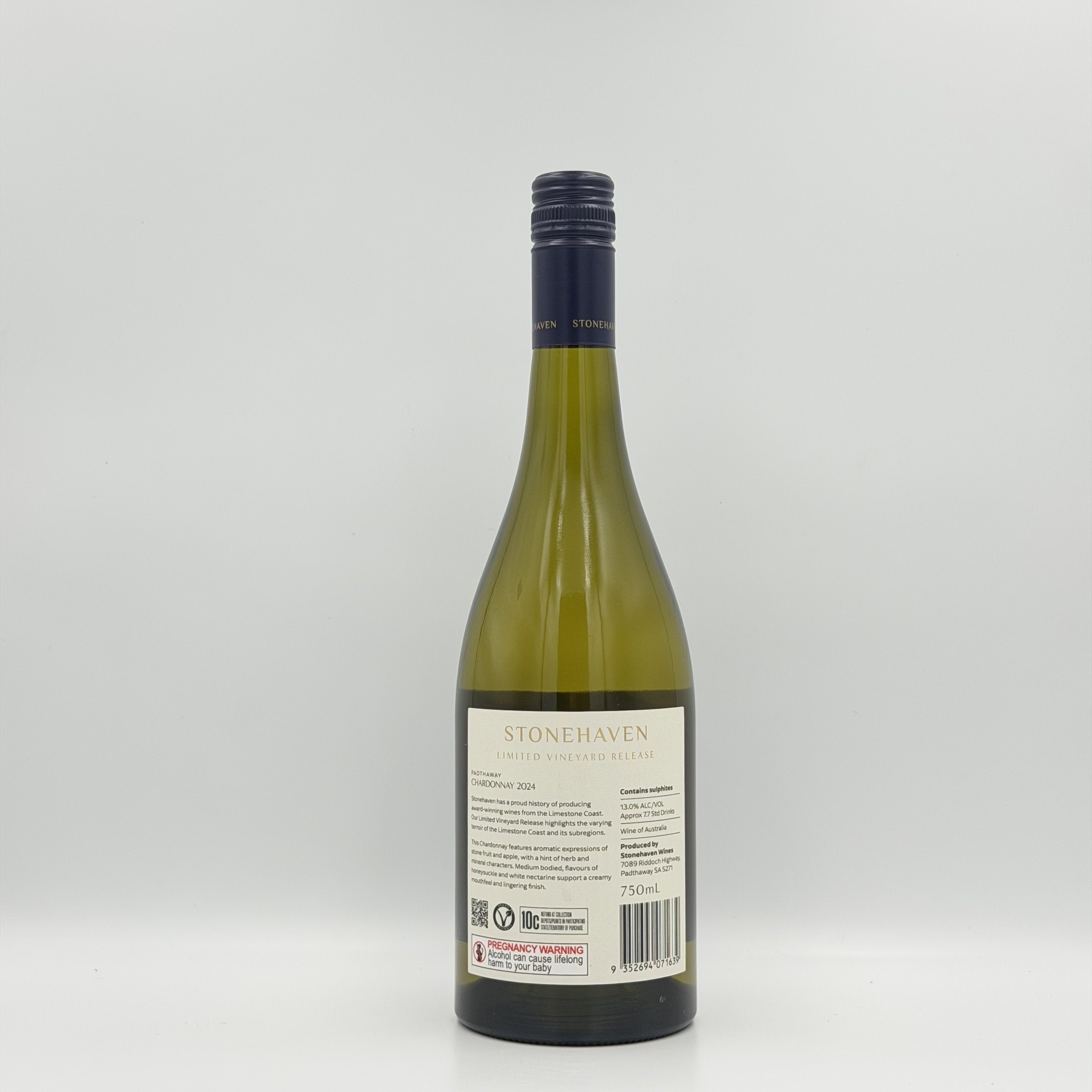 2024 Stonehaven Limited Vineyard Release Chardonnay 750ml