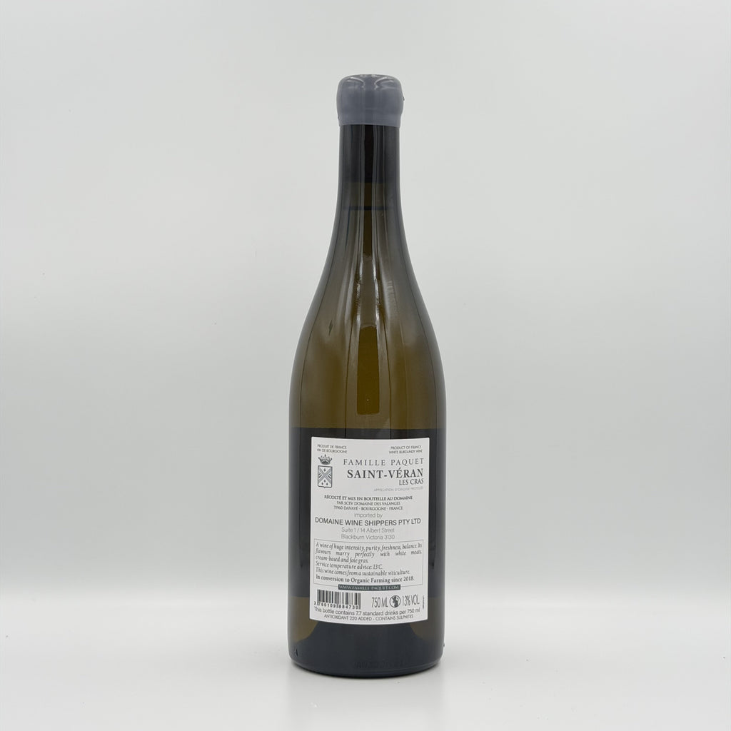 Famille Paquet Saint-V??ran Les Cras 2020 White Wine 750ml