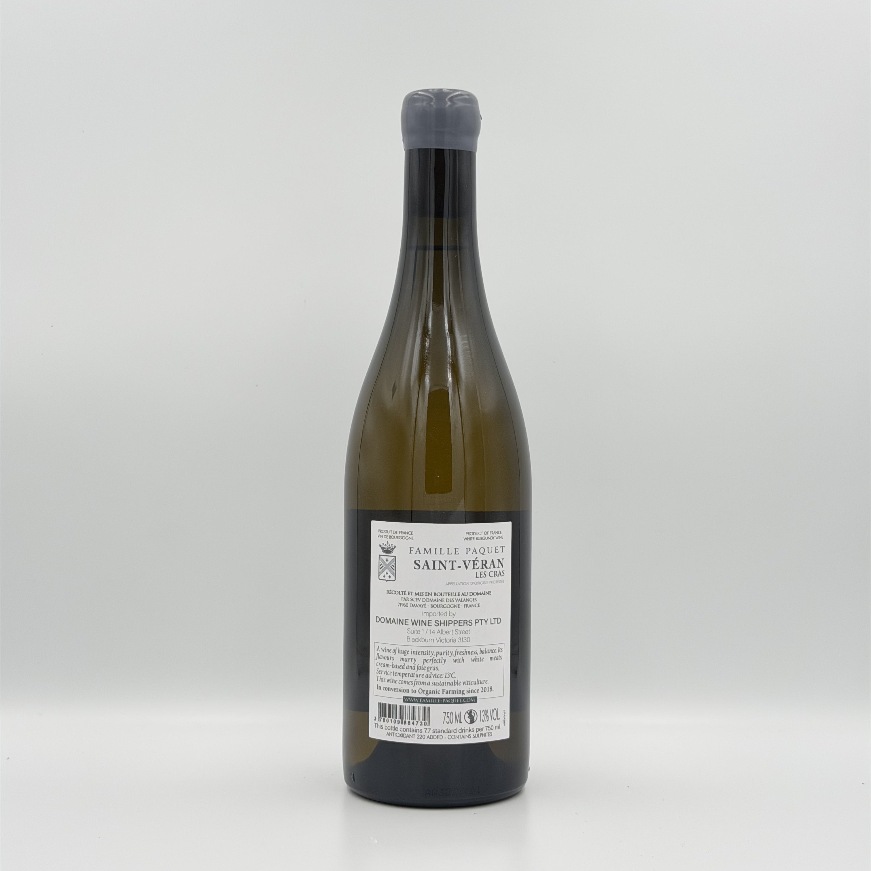 Famille Paquet Saint-V??ran Les Cras 2020 White Wine 750ml