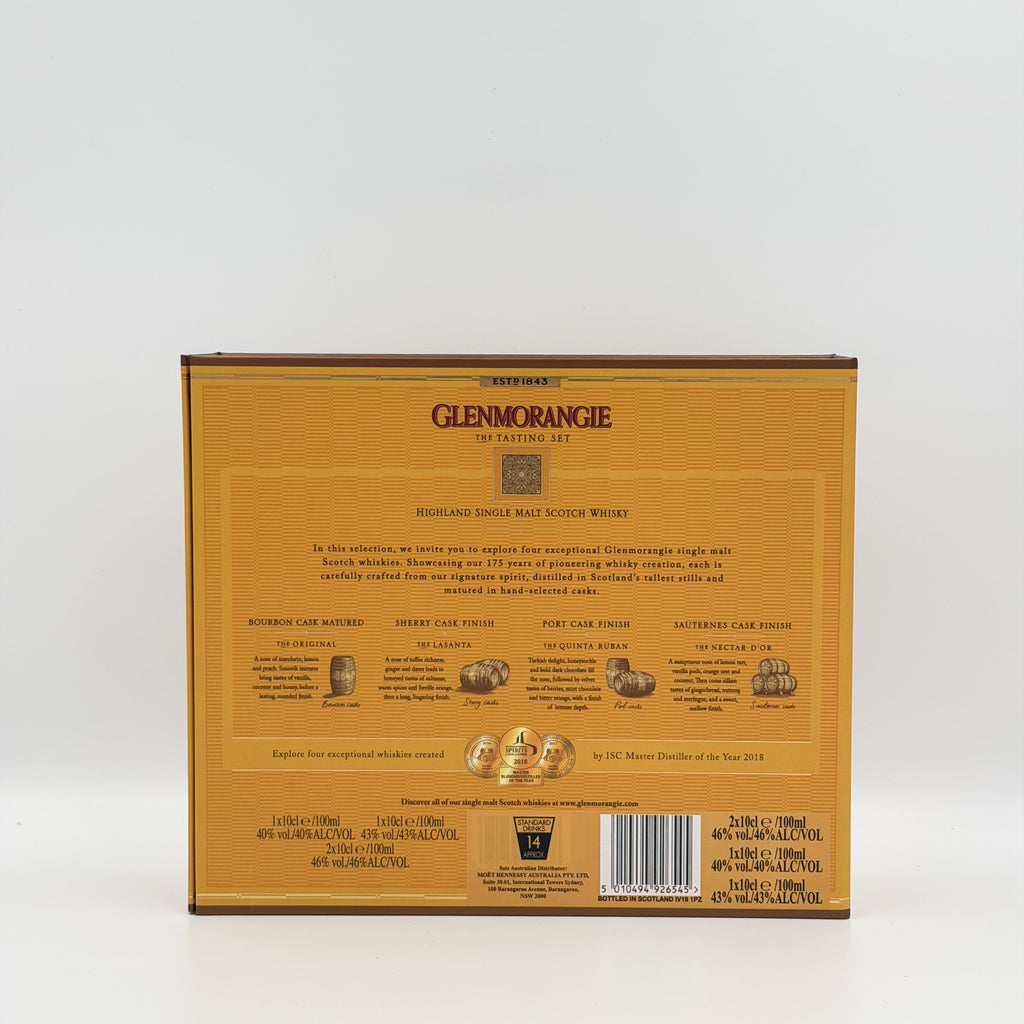 Glenmorangie Highland Single Malt Scotch Whisky Tasting Set (4 × 100ml)