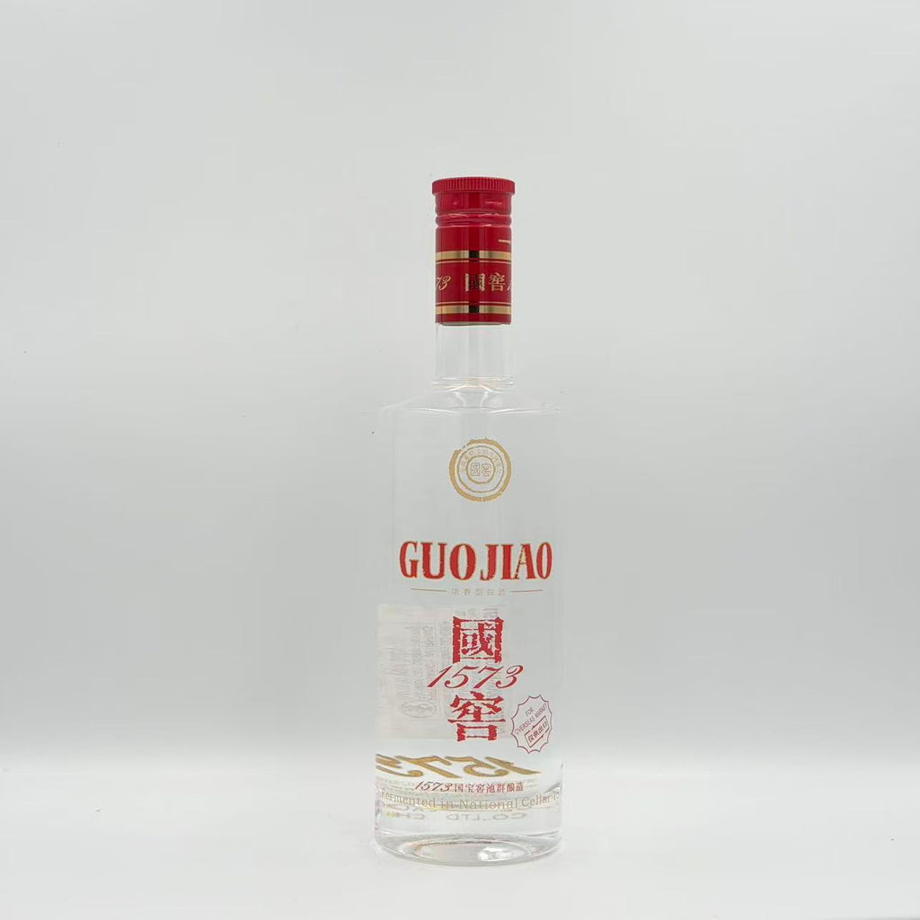 Bottle of Guojiao on a white background
