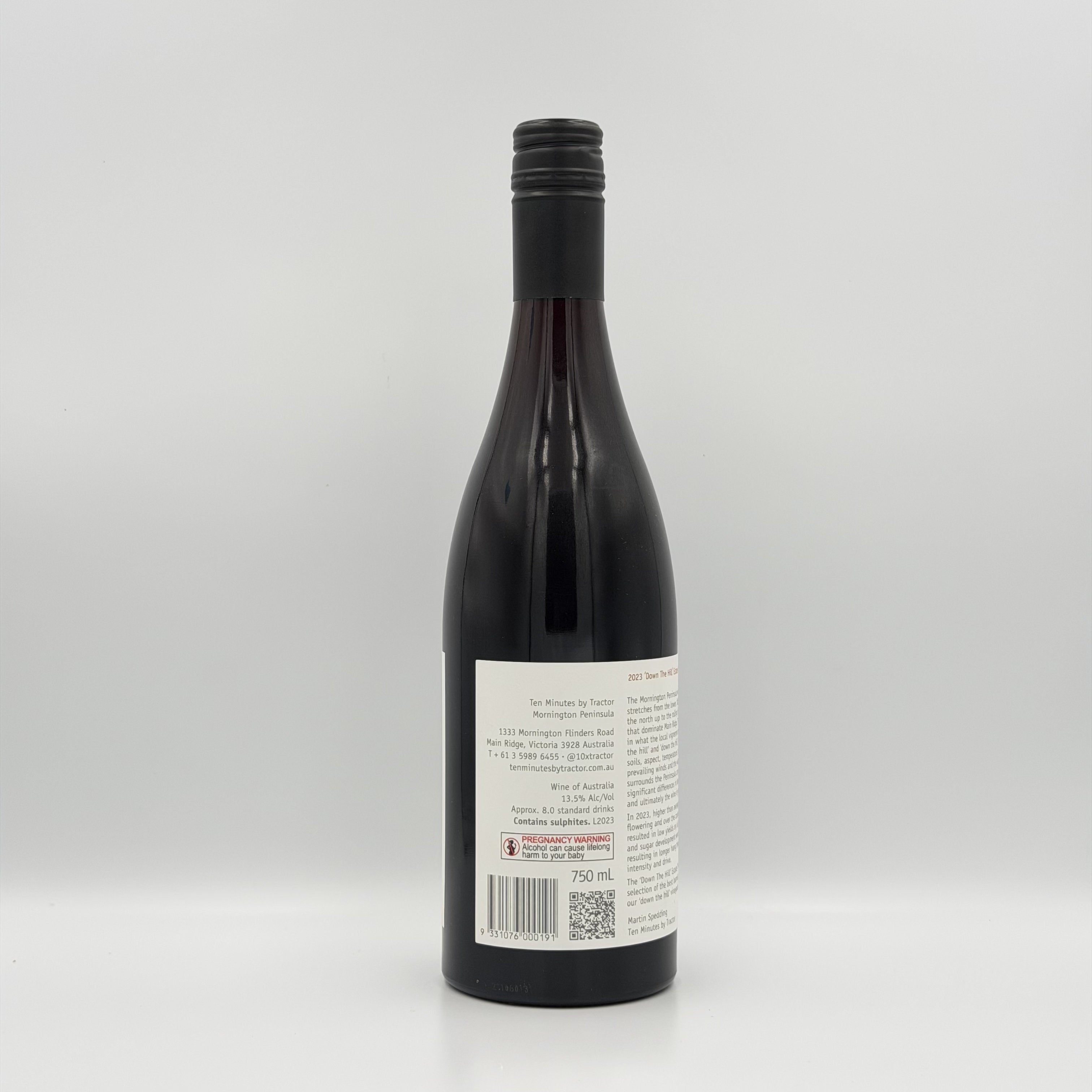 2023 Ten Minutes by Tractor “Down The Hill” Estate Pinot Noir – 750ml