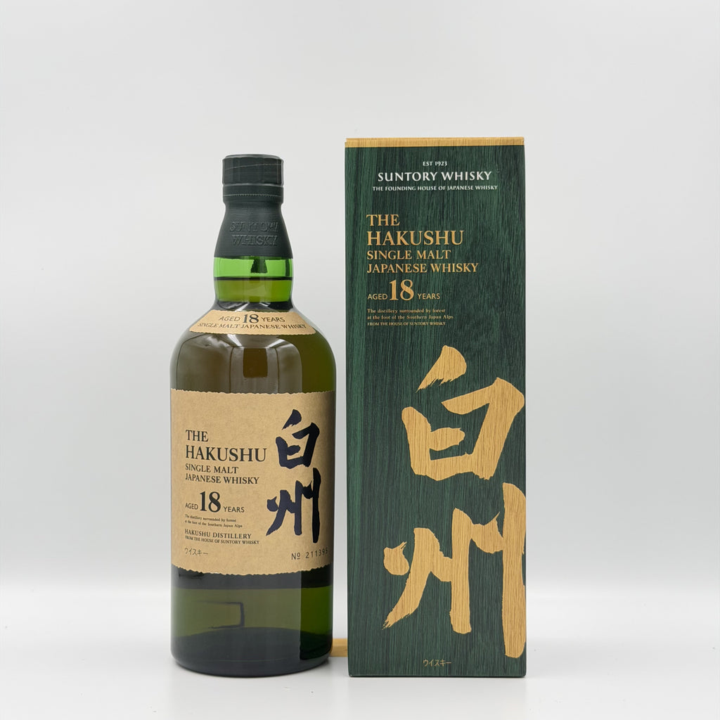 The Hakushu 18 Year Old Single Malt Japanese Whisky – 700ml