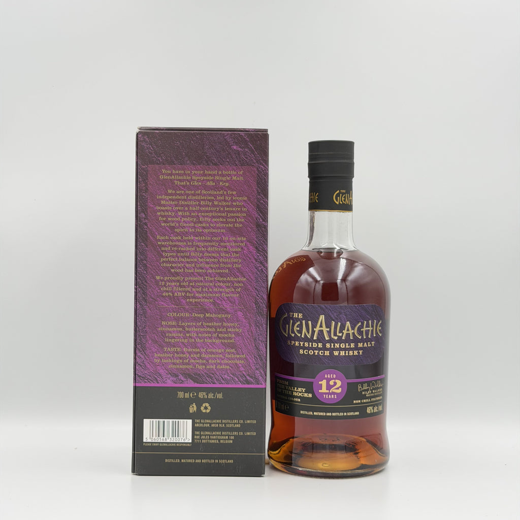 The GlenAllachie 12 Year Old Speyside Single Malt Scotch Whisky – 700ml