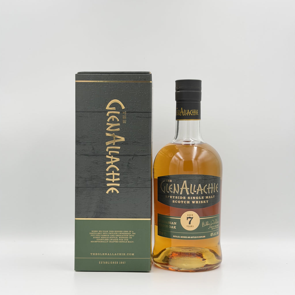 The GlenAllachie 7 Year Old Virgin Oak Hungarian Oak Finish Speyside Single Malt Scotch Whisky – 700ml