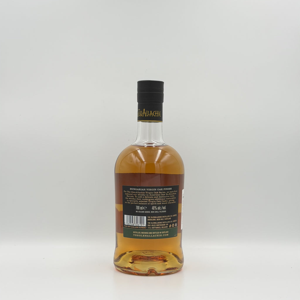 The GlenAllachie 7 Year Old Virgin Oak Hungarian Oak Finish Speyside Single Malt Scotch Whisky – 700ml