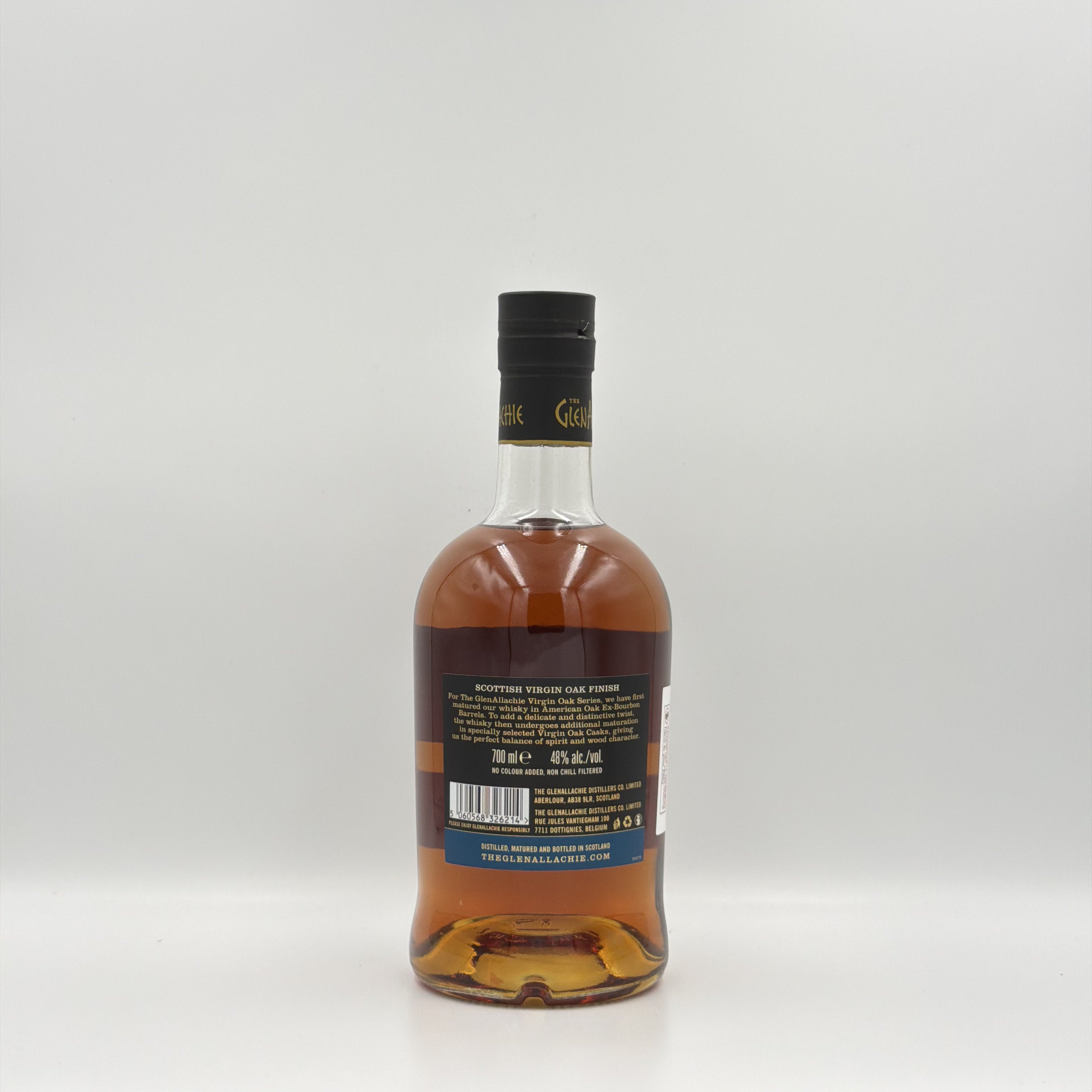 The GlenAllachie 8 Year Old Virgin Oak Scottish Oak Finish Speyside Single Malt Scotch Whisky – 700ml