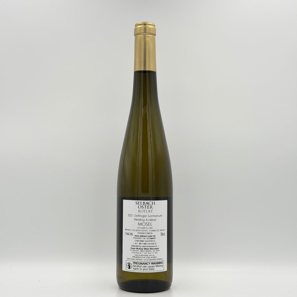 2021 Selbach-Oster Zeltinger Sonnenuhr Riesling Auslese – 750ml