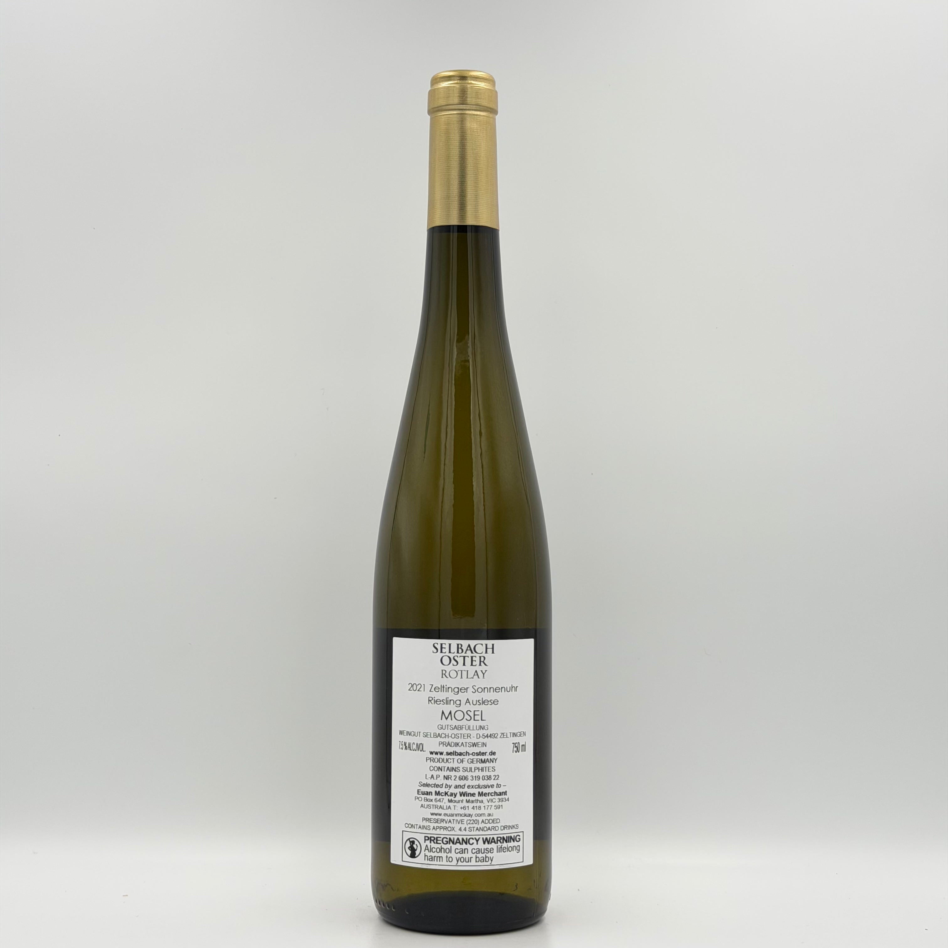 2021 Selbach-Oster Zeltinger Sonnenuhr Riesling Auslese – 750ml