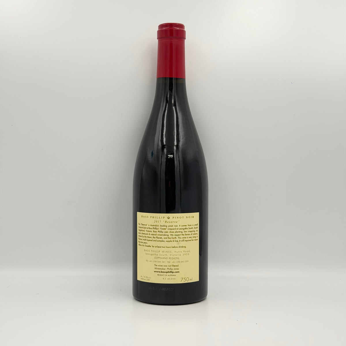 Bass Phillip Reserve Pinot Noir 2017