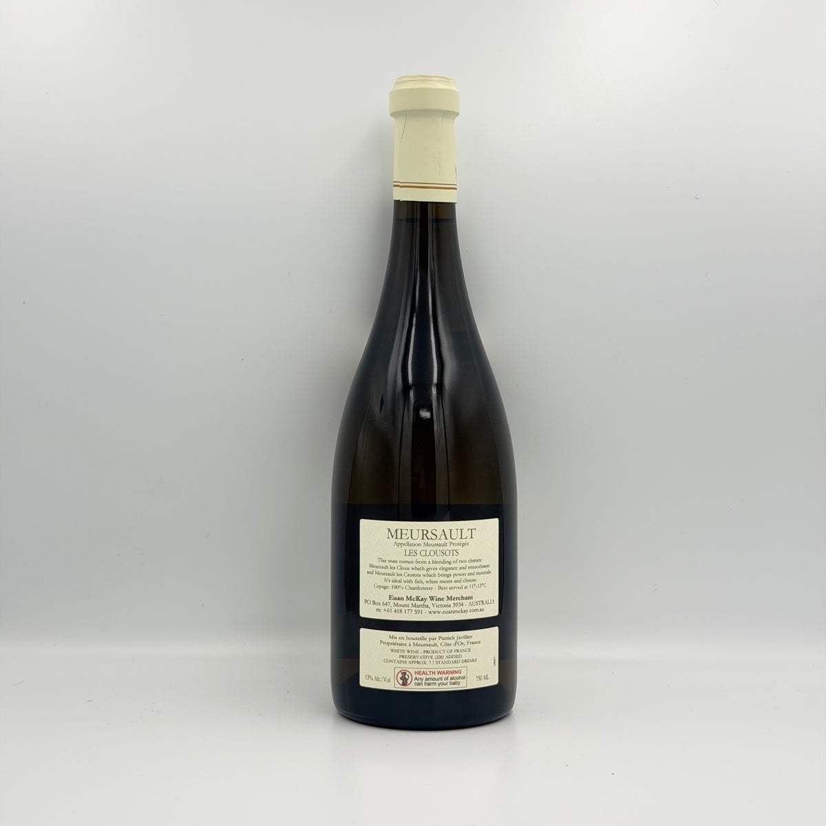 Patrick Javillier Meursault “Les Clousots” 2021