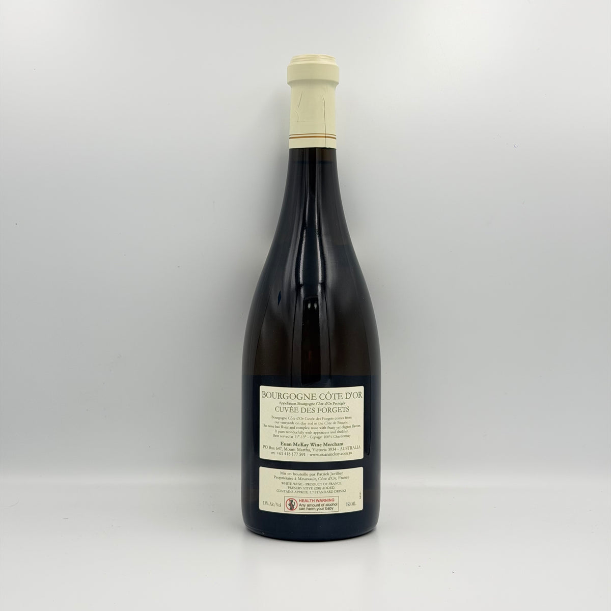 Patrick Javillier Bourgogne Côte d’Or “Cuvée des Forgets” 2021