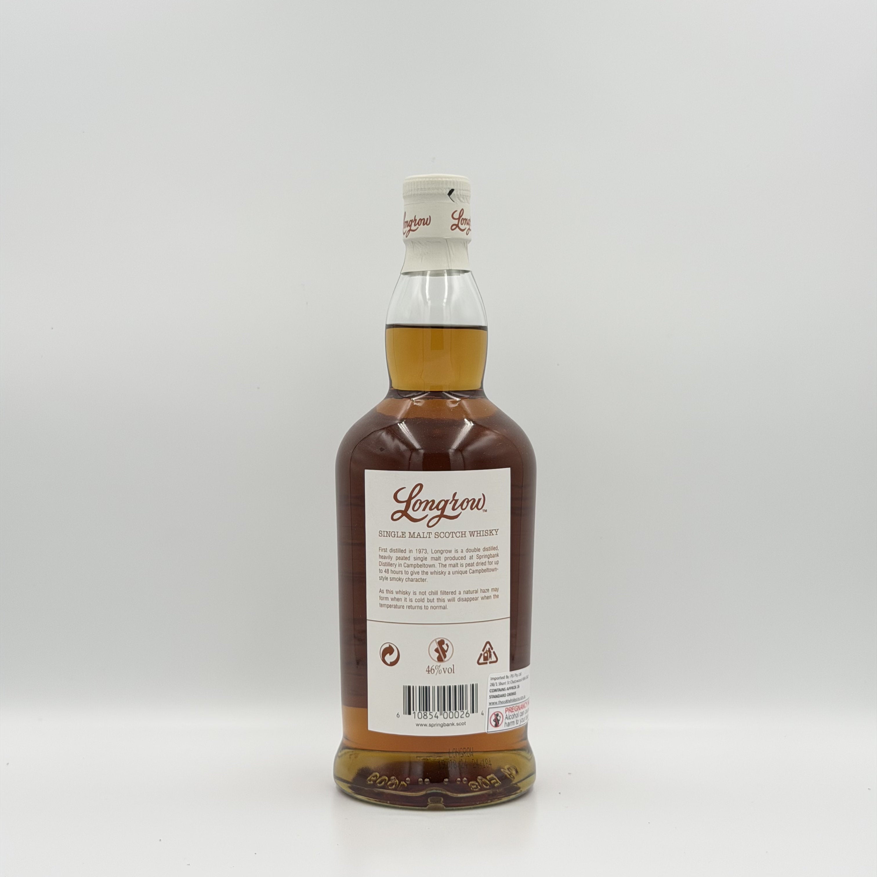 Longrow Peated Campbeltown Single Malt Scotch Whisky 700ml 