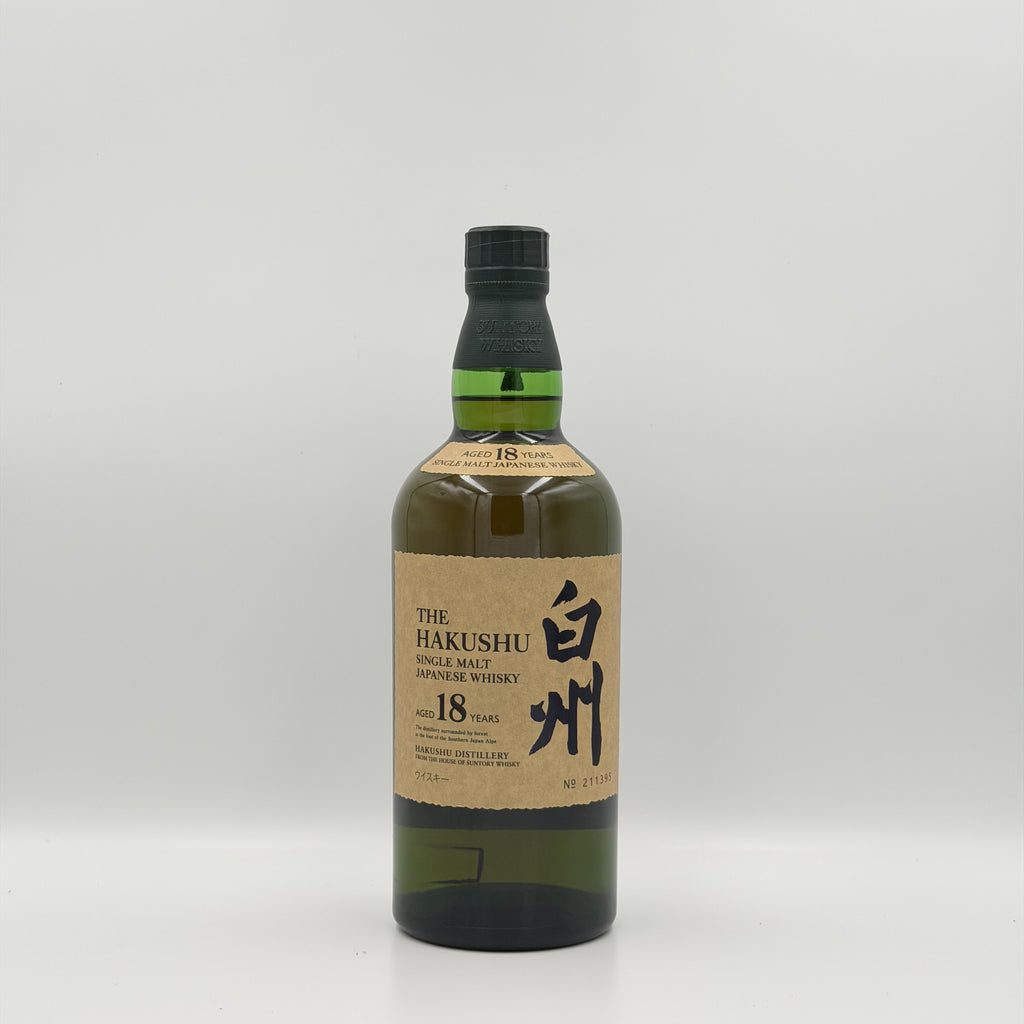 The Hakushu 18 Year Old Single Malt Japanese Whisky – 700ml