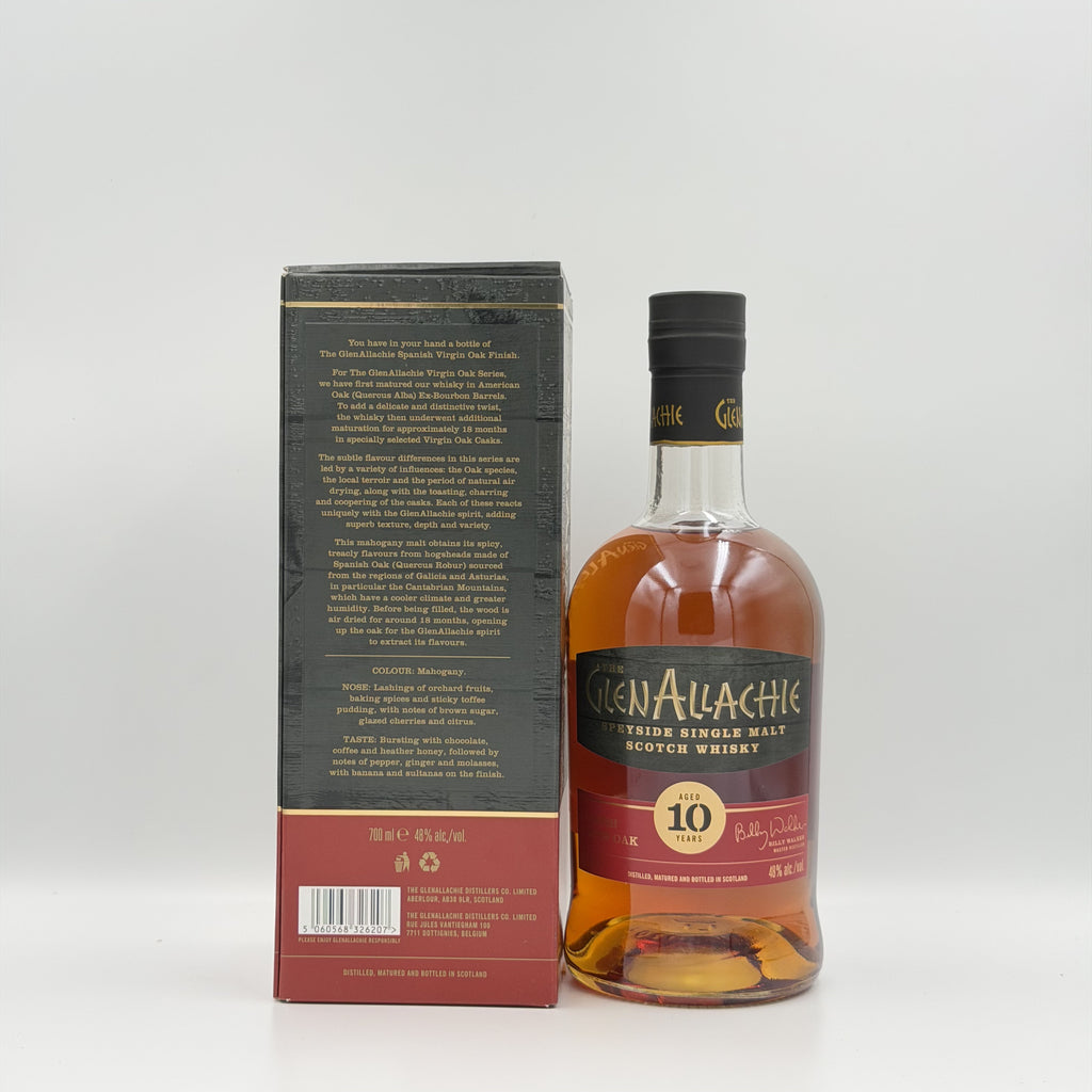 The GlenAllachie 10 Year Old Virgin Oak Spanish Oak Finish 700ml