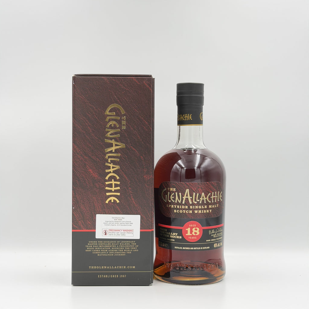 The GlenAllachie 18 Year Old Speyside Single Malt Scotch Whisky 700ml