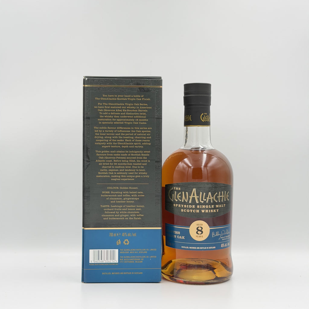 The GlenAllachie 8 Year Old Virgin Oak Scottish Oak Finish 700ml