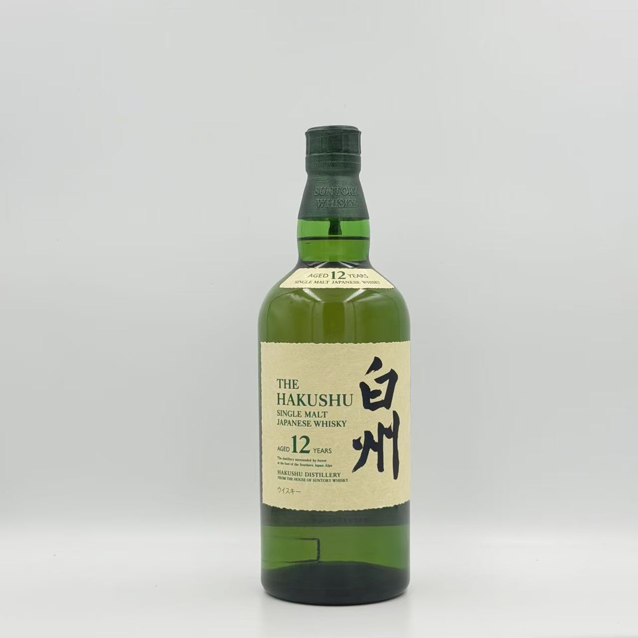 The Hakushu 12 Year Old Single Malt Japanese Whisky 700ml