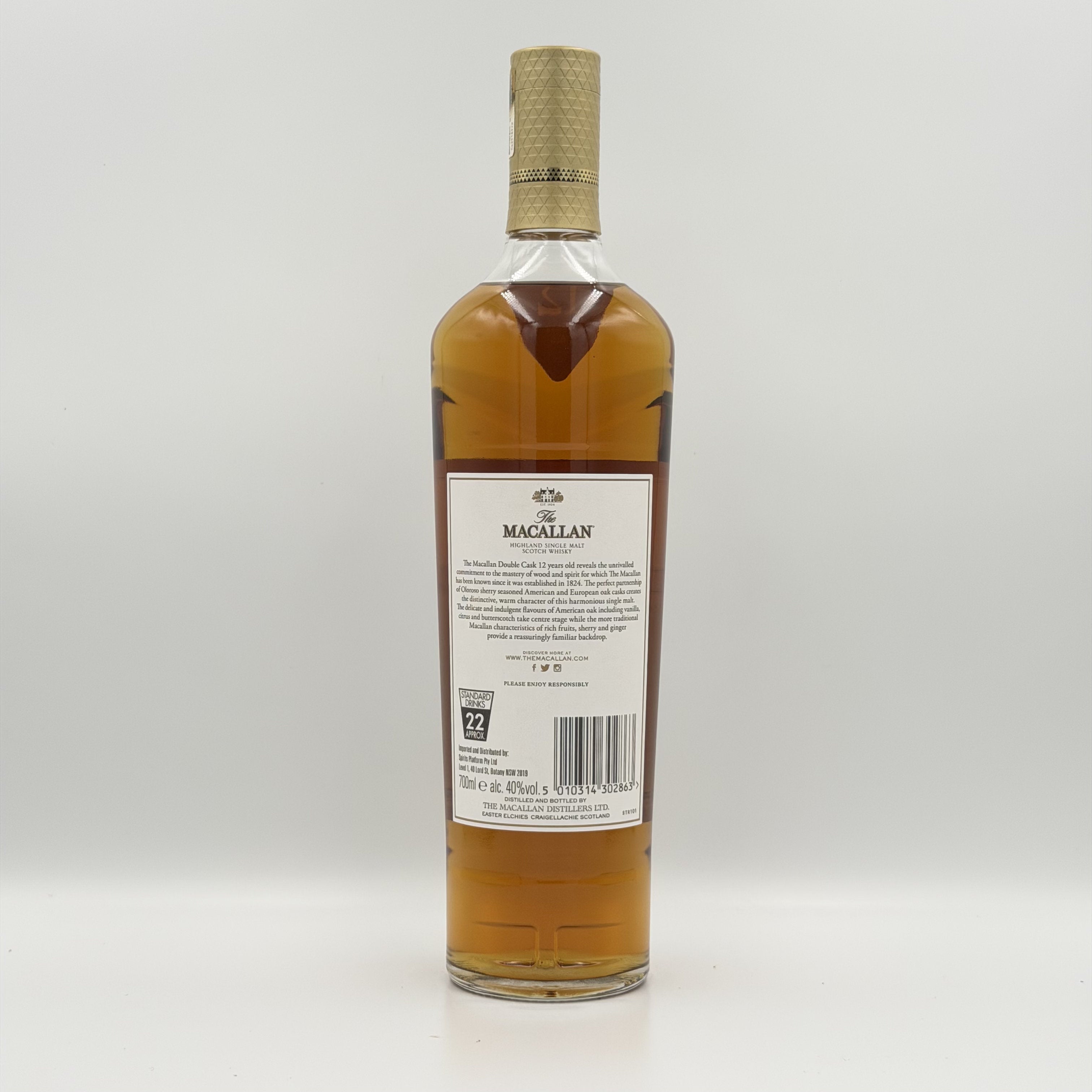 The Macallan 12 Year Old Double Cask Single Malt Scotch Whisky 700ml