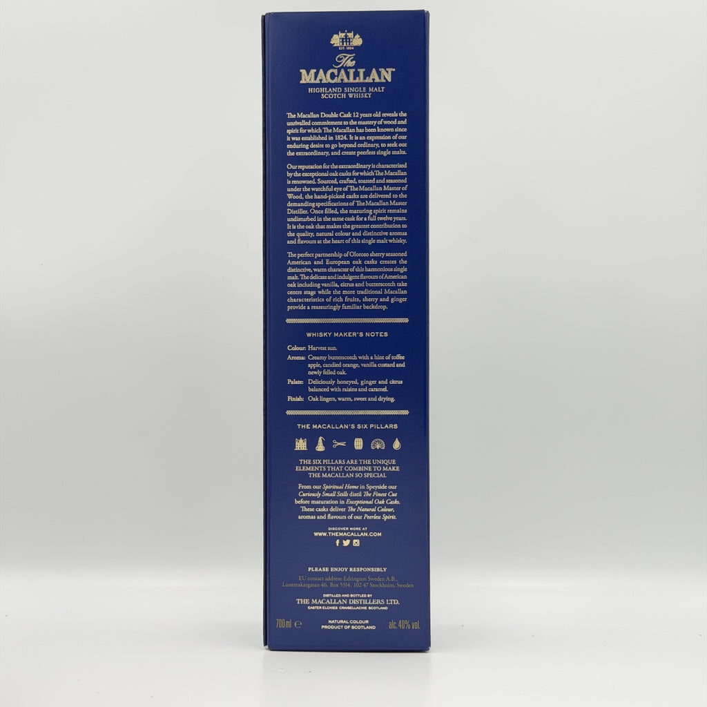 The Macallan 12 Year Old Double Cask Single Malt Scotch Whisky 700ml