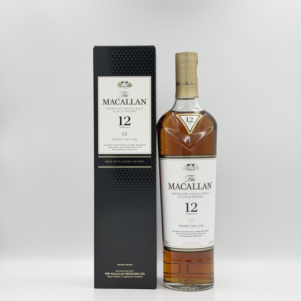 The Macallan 12 Year Old Sherry Oak Single Malt Scotch Whisky 700ml